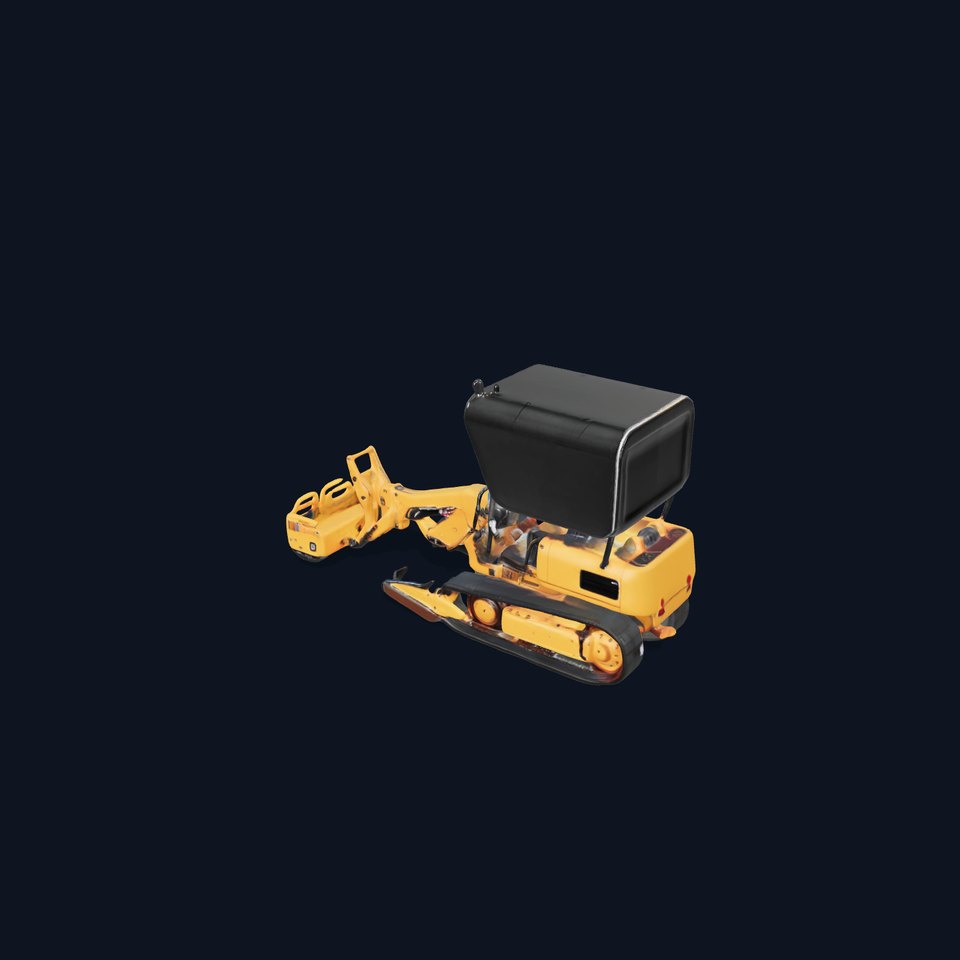 Yellow Road Grader model pack